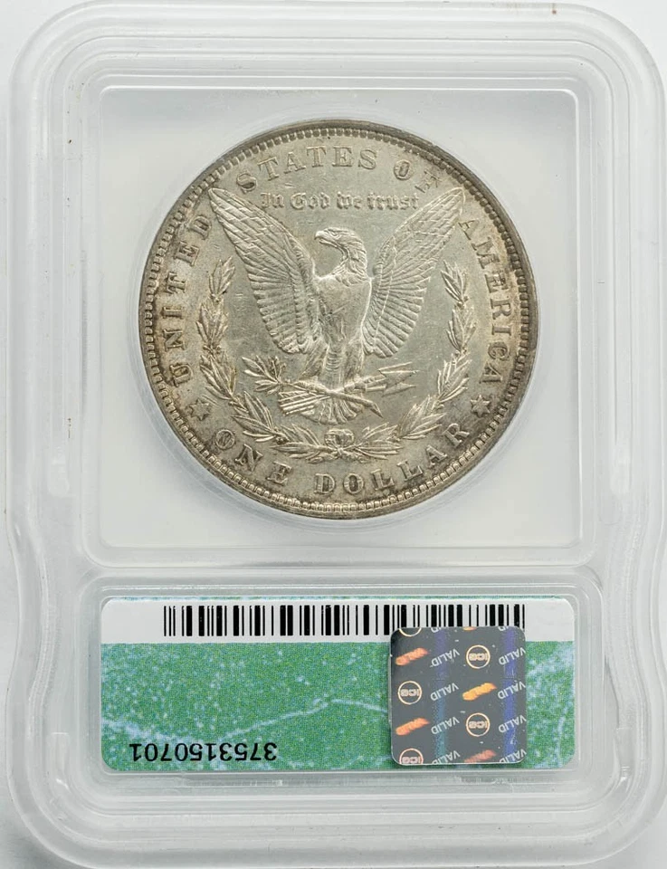 1901 Morgan Silver Dollar $ AU58 ICG 950562-66 - Image 2 of 3