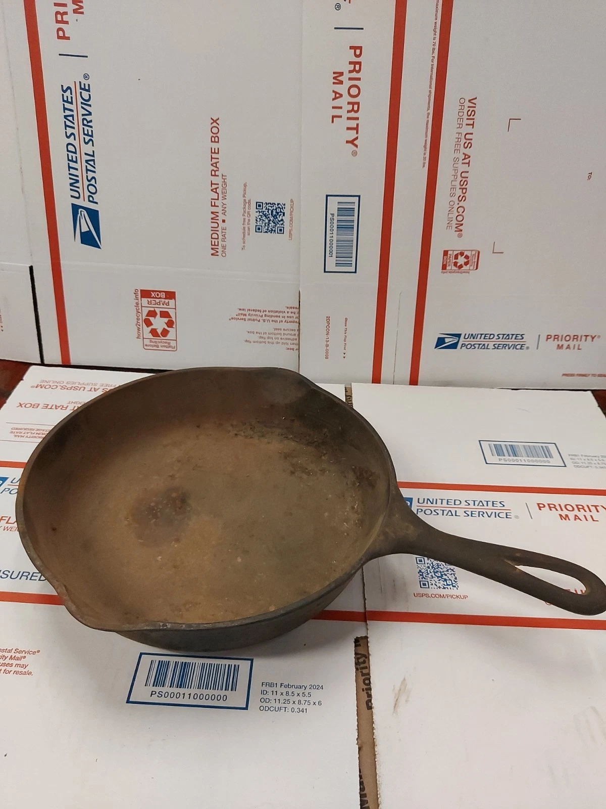 Vintage Wagner Ware # 6 Cast Iron Skillet 1056T Sidney 0