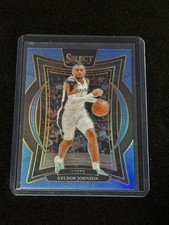 2024-25 Panini Select - Concourse Keldon Johnson #58 Light Blue Prizm /299