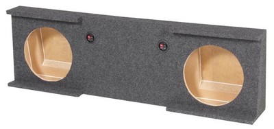 QPower Dual 10'' Sub Box - Chevy Silverado Crew Cab & GMC Sierra Crew Cab 07-13