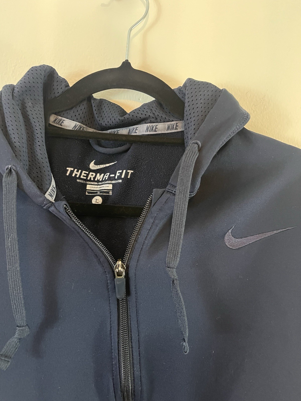 SACAI X NIKE Giacca Nike Therma Fit uomo grande blu navy full zip