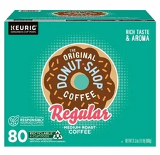 The Original Donut Shop Coffee K-Cup Pod, 80-count