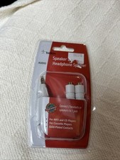 Belkin F8V234 Speaker and Headphone Splitter - White New