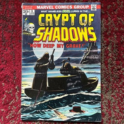 Crypt of Shadows #8 Russ Heath Cover the Golden Age of Horror 1973 Marvel Comics