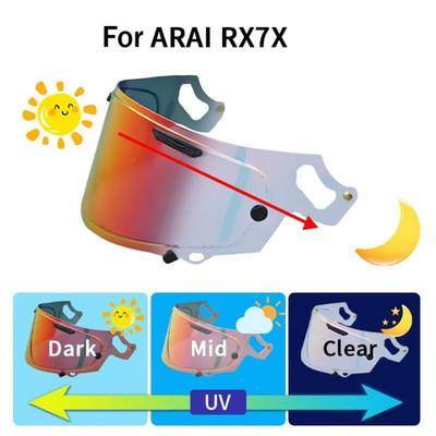 Helmvisier für Arai RX - 7X NEO XD RX-7V VAS-V CORSAIR-X VECTOR-X / DEFIANT