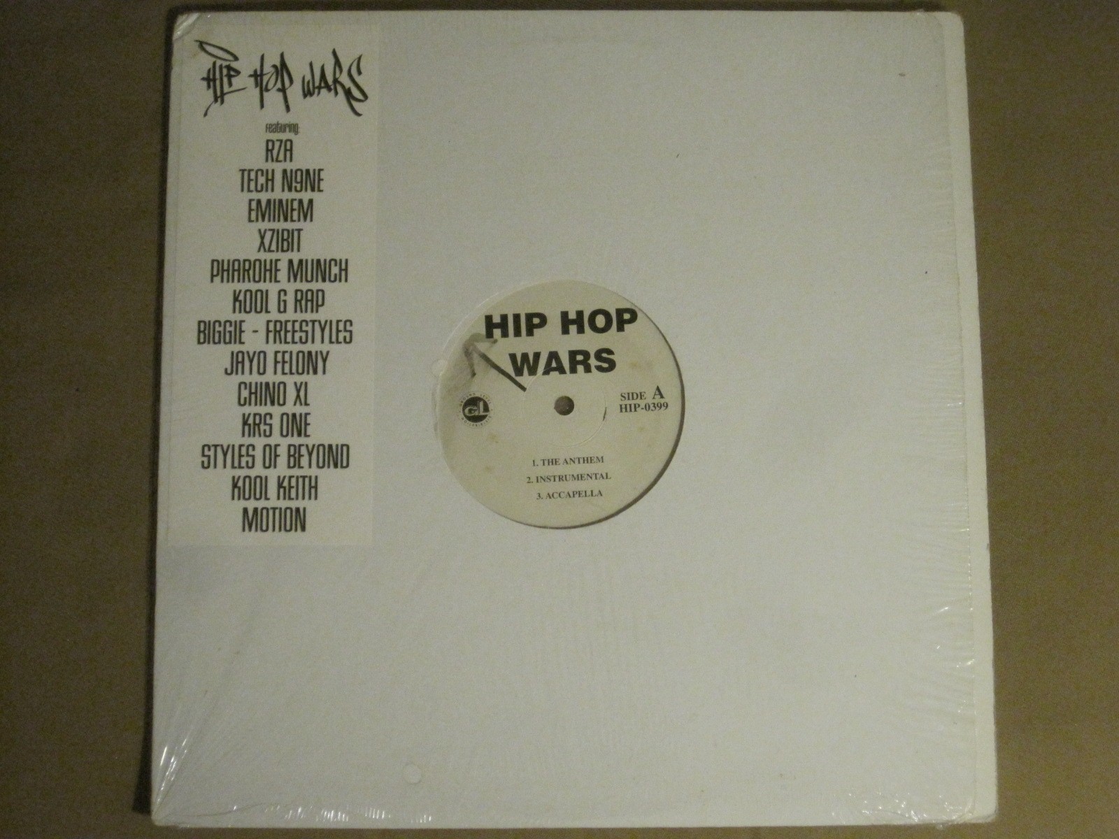 SWAY & KING TECH HIP HOP WARS 12" 1999 KOOL G RAP EMINEM PHAROAHE MONCH KRS-ONE