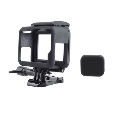 Protective Housing Case Mount w/ Soft Lens Cap Frame For GoPro Hero 5 6 7 Black