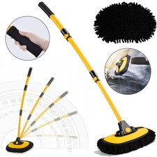 Autowaschbürste Auto Reinigungsbürste Mikrofaser Teleskop-Waschmopp Kratzfreier
