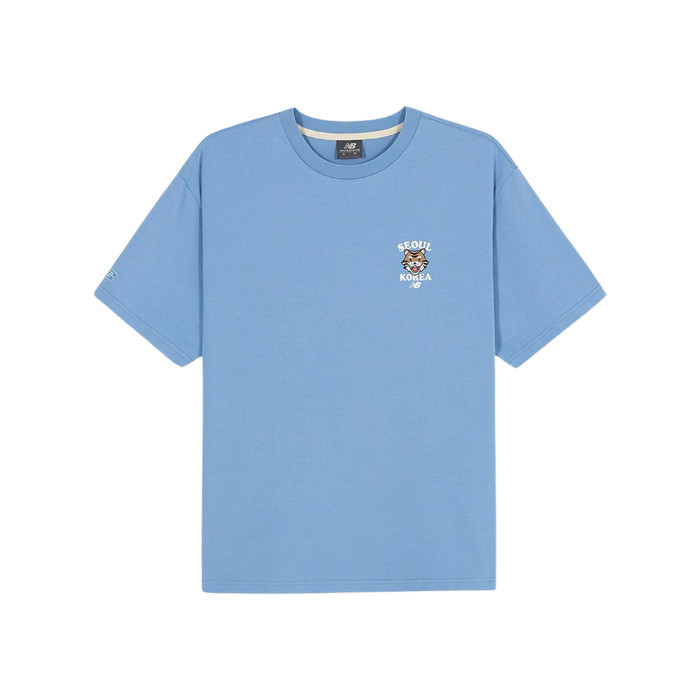 New Balance Light Blue Seoul Tiger Semi Oversized T-Shirt