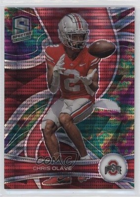 2023 Chronicles Draft Picks Spectra Celestial Prizm 44/99 Chris Olave #57 1qo9