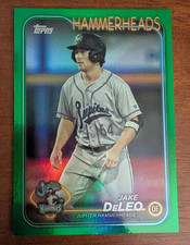 2024 Topps Pro Debut Jake DeLeo Green Parallel /99 #PD-123 Hammerheads MiLB