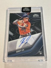 2023 Topps Chrome Black Korey Lee On Card Rookie Auto Astros . rookie card picture