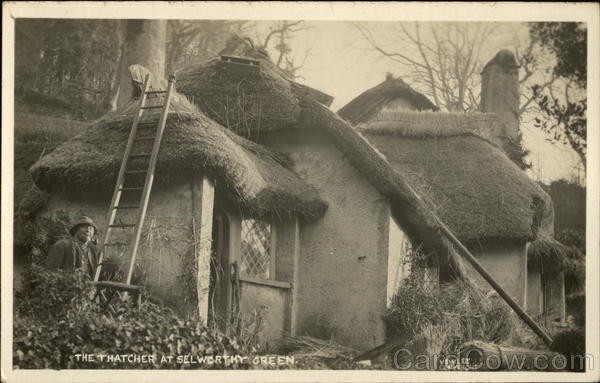 England RPPC Thatcher Selworthy Green Vowles Real Photo Post Card Vintage PC