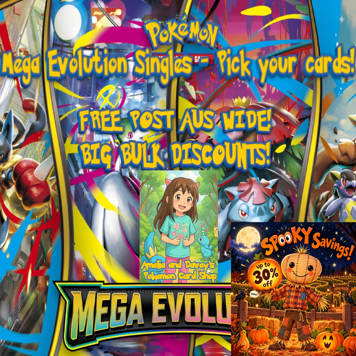 Mega Evolution Singles - Pick a Card -  Free Post and bulk savings!
