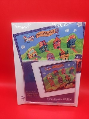 CANON CREATIVE CD-ROM version 1.4 with Manual brand new factory sealed
