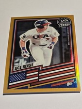 2026 Panini Prizm Stars & Stripes USA Ace Reese Gold  Prizm /10 #167