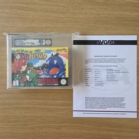 VGA GRADED 85 NM+ Super Mario World 2 Yoshis Island Super Nintendo - AUS PAL
