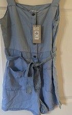 Primark 12 Tencel Denim Playsuit BNWT