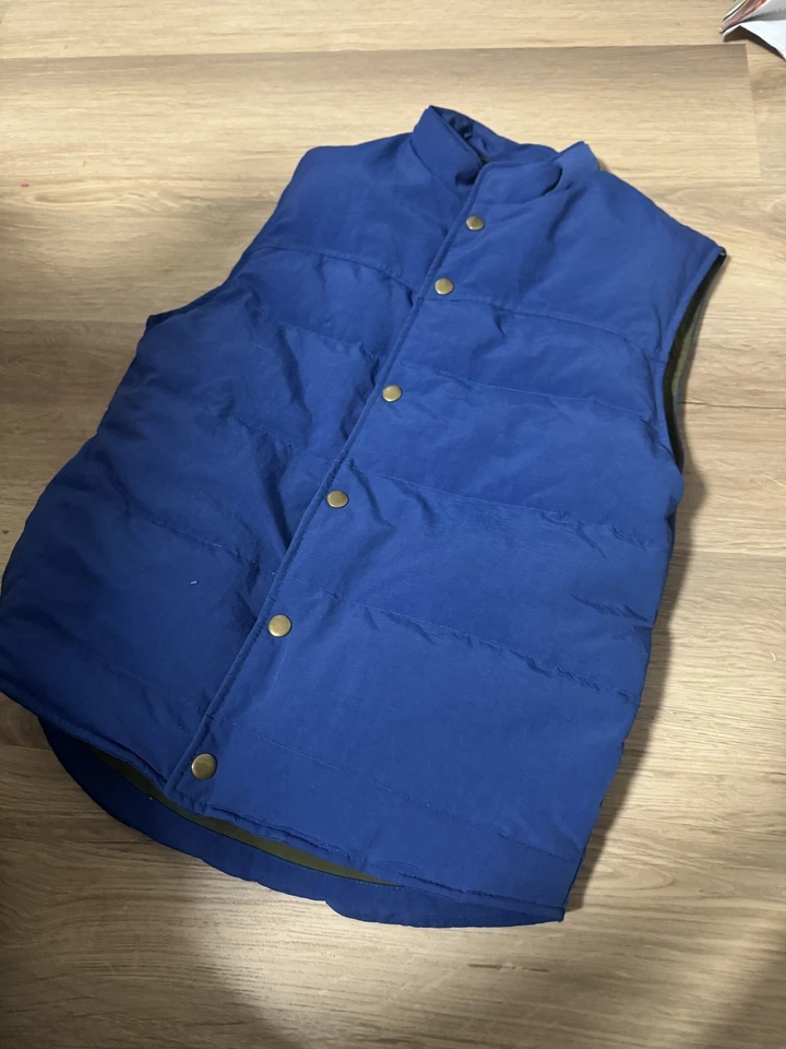 Jack Spade Down Puffer Vest Men's Size XS Blue- 70/30 Down/Feather Gorpcore EUC - Image 4 of 4