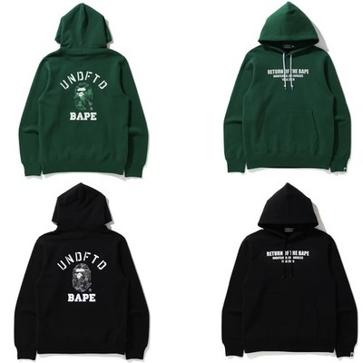 A BATHING APE BAPE x Undefeated Pullover Hoodie Green Black 