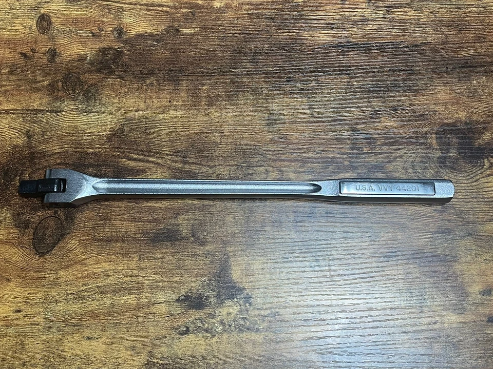 Barra de interruptor de cabeza flexible Craftsman 1/2" Drive 15", EE. UU., VVY - Parte # 44201 Foto 3 de 3