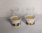 Vintage Russ Berrrie Miniature Ceramic Candle Holders Baby Chicks Hurricane...