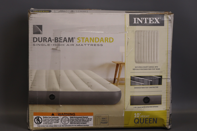 #ad Intex 64103E Dura Beam Standard Single High Air Mattress: Fiber Tech Queen Size $8.69