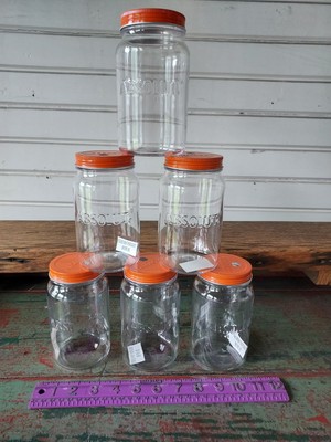 Absolut VODKA LIDDED MASON JAR Plastic Glasses