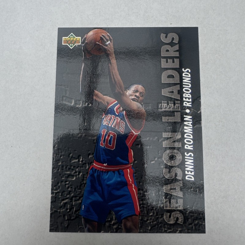 1993-94 Upper Deck Detroit Pistons Basketball Card #167 Dennis Rodman SL fast