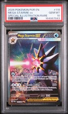 2026 POKEMON PERFECT ORDER SPECIAL ILLUSTRATION RARE #118 MEGA STARMIE EX PSA 10