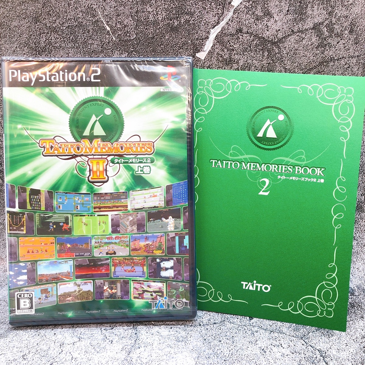 Playstation 2 Taito Memories 2 Joukan + First Limited Book PS2 