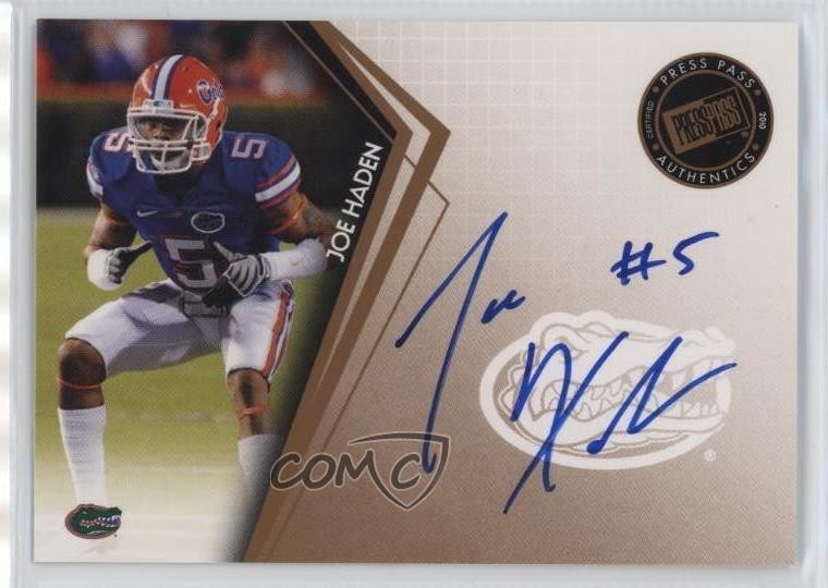 Joe Haden Press Pass Autographs #PPSJH Bronze