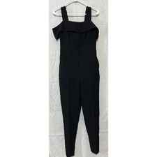 New York & Company Black Off The Shoulder Jumpsuit Women’s Size XS