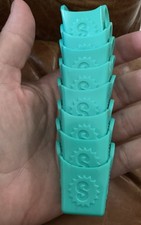 Shopkins Green Shopping Bags Teal Baskets Totes Play Set Moose Toys LOT OF 8 