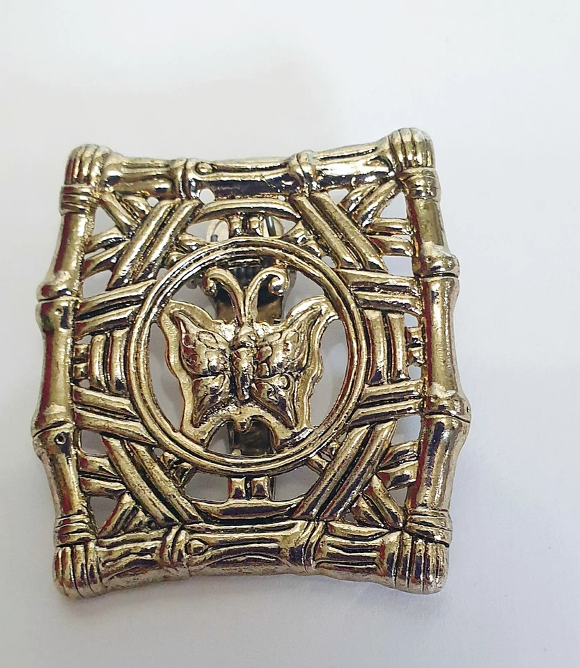 2Clips de colección John Hardy tono plata suéter/bufanda/bolso mariposa bambú/corona  Foto 4 de 4