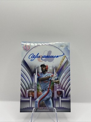 2026 Topps Tribute Crest Calligraphy Auto – Andre Dawson – Purple /75 – 46/75