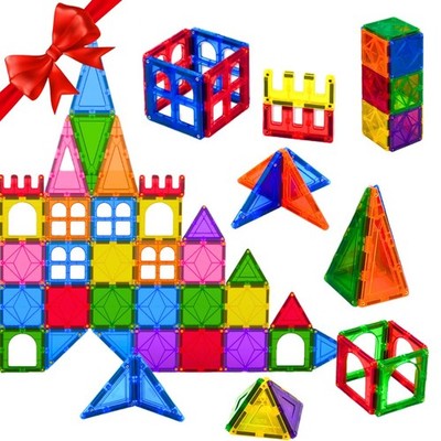 Magnet Tiles Building Blocks for 32 Pieces Magnetic Educational Learning STEM