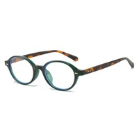 Kleine Ovale Vintage Brille Damen Preppy Nerd Y2K Party Date Stil Accessoire