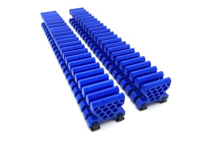 Space Saving Alien Wrench Organizer Set V2 - 42-Piece, Blue - Mechanics Tool
