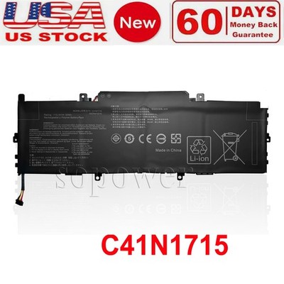 C41N1715 Battery for ASUS Zenbook 13 U3100UN UX331UA-1B UX331UN-1E UX331UAL-1D