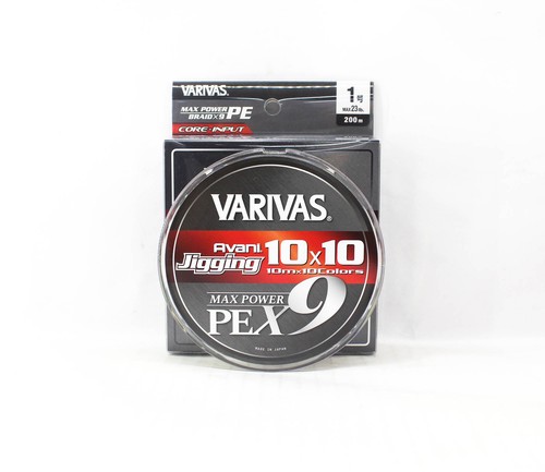 Varivas P.E Line Avani Jigging Max Power 10x10 X9 200m P.E 1 23lb (8652) - Picture 2 of 6