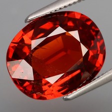 6.50Ct.Best Color Natural Imperial Red Spessartite Garnet Gemstone Good Cutting