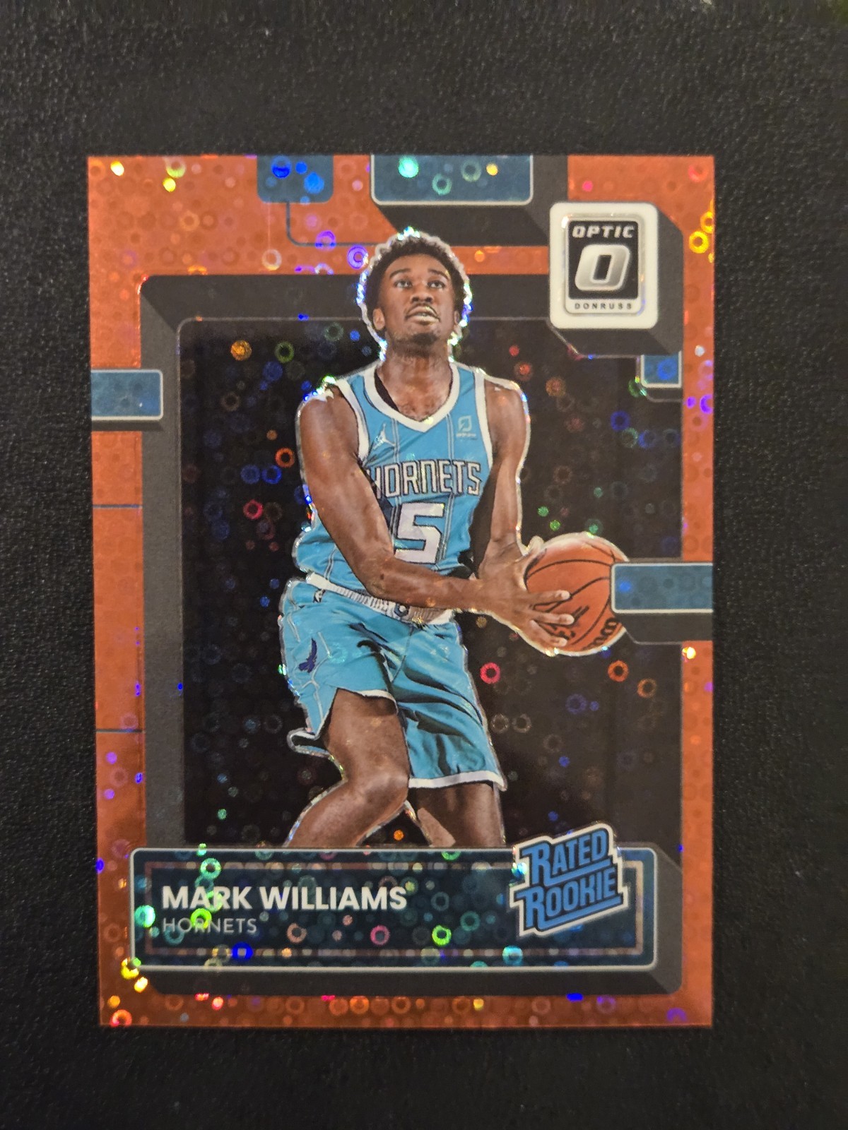 Mark Williams 2022-23 Donruss Optic Rated Rookie #245 Red Fastbreak  #/75