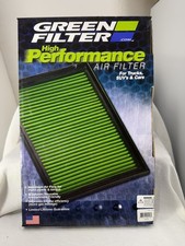 Green Filter High Performance 7075 Mustang  Panel Air Filter (2010-2014) FORD