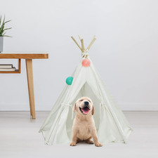 Cute Pet Teepee Tent for Small Dogs  Cats - Portable Indoor Bed 24