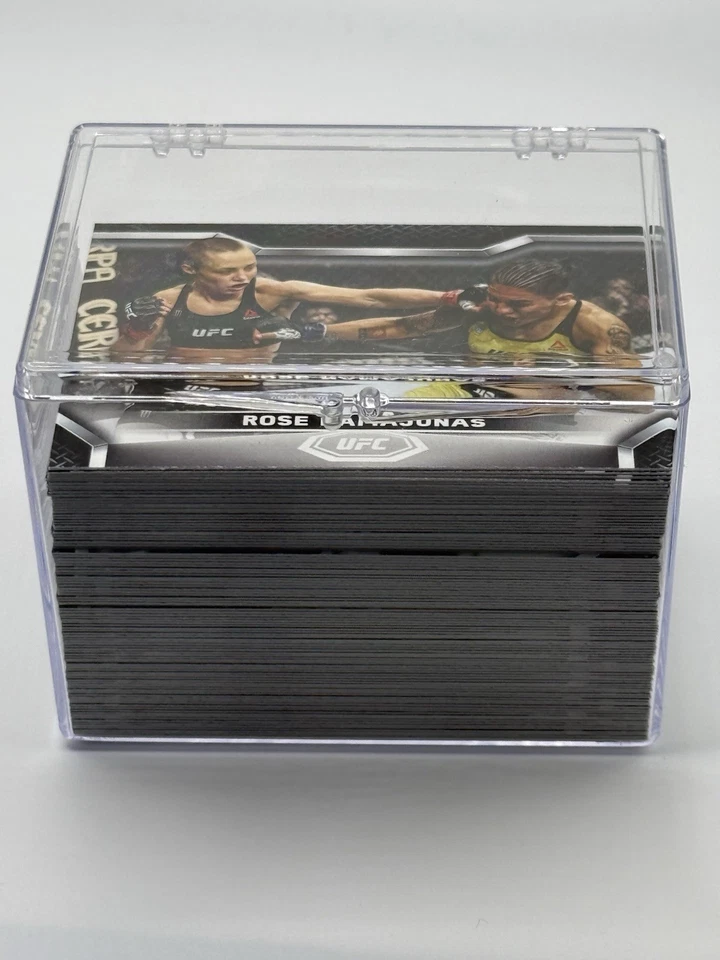 2020 Topps UFC Knockout Complete Base Set 1-99 - WEILI ZHANG Rookie, MCGREGOR - Image 2 of 4