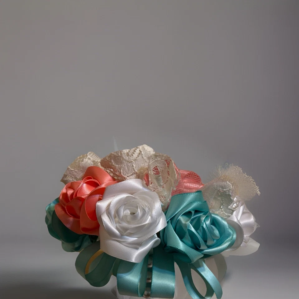 Ramo de rosas de seda casero Foto 2 de 4