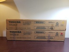 Toshiba TFC25 Toner Cartridge Set of 2, T-FC25-M T-FC25-Y New Sealed