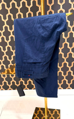 NWT KITON MENS BLUE PANTS COTTON SZ 34 US 50 EU MADE IN ITALY (B4.10)