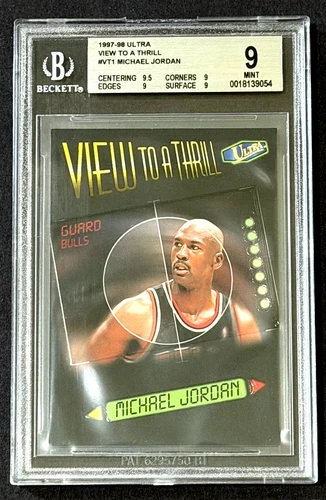 1997-98 FLEER ULTRA MICHAEL JORDAN VIEW TO A THRILL BGS 9